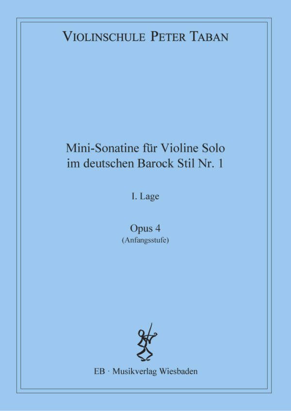 Opus 4 EB 04-C-5 - Violinschule