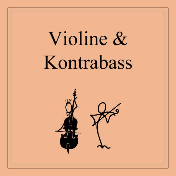 Violine Kontrabass
