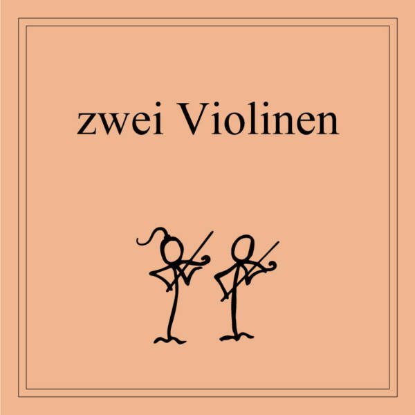 zwei Violinen