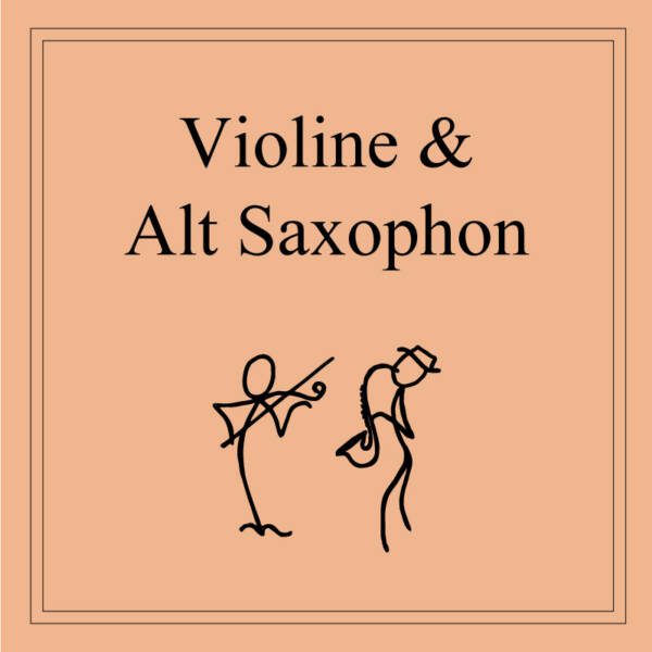 Violine Alt-Saxophon