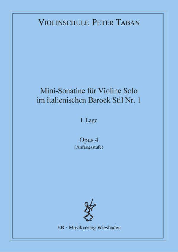 Opus 4 EB 04-C-4 - Violinschule