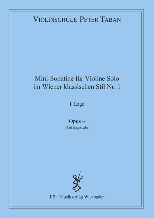 Opus 4 EB 04-C-6 - Violinschule
